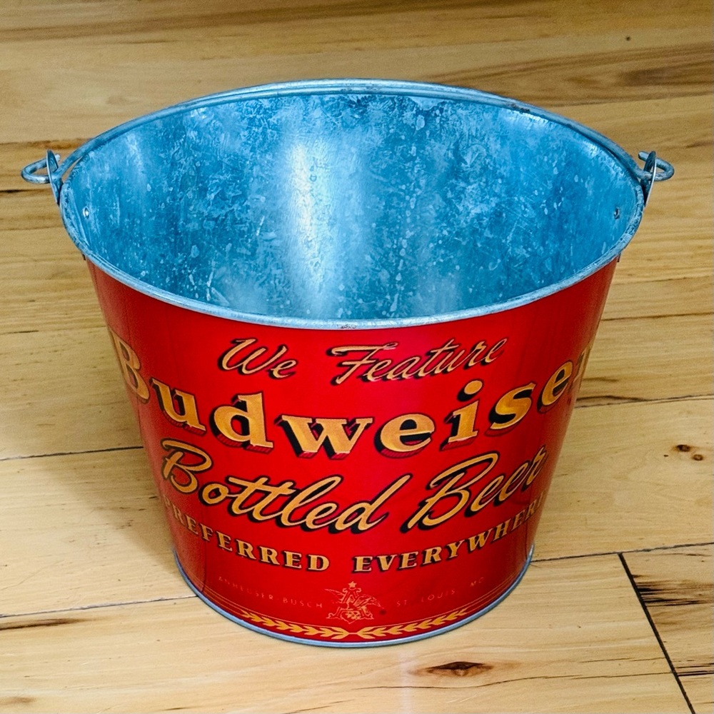 Budweiser Red Beverage Bucket
